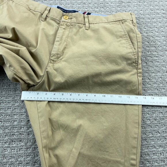 Tommy Hilfiger Khaki Pants Men Size 40 Brown Casual Chino Preppy - Picture 11 of 13